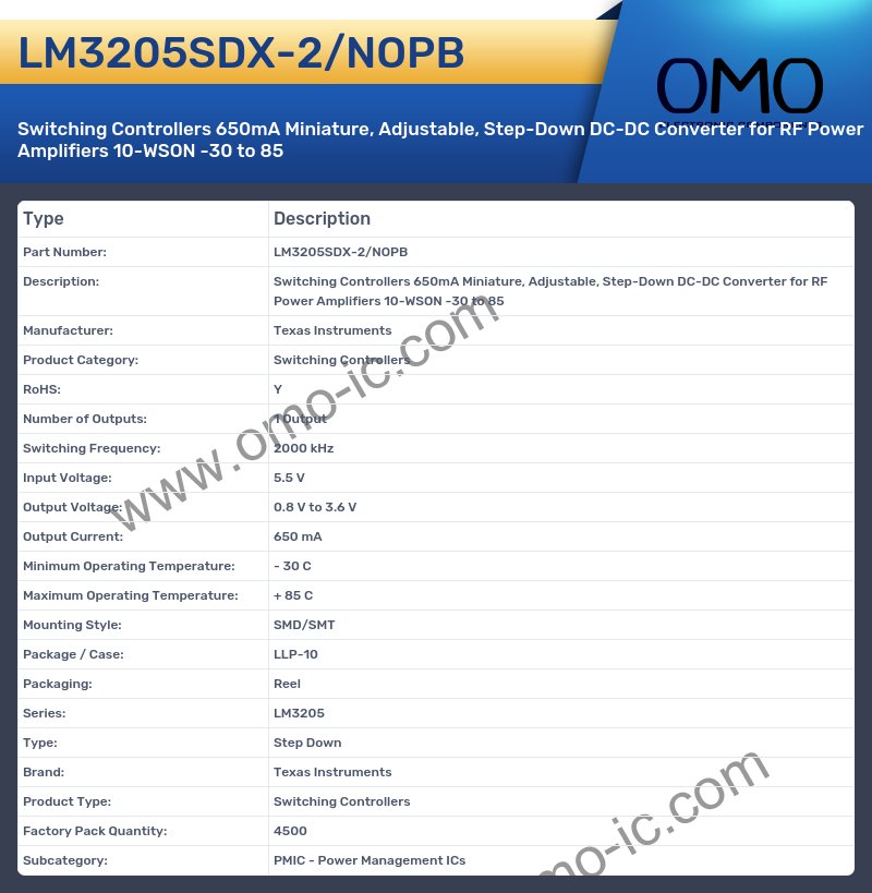 LM3205SDX-2/NOPB