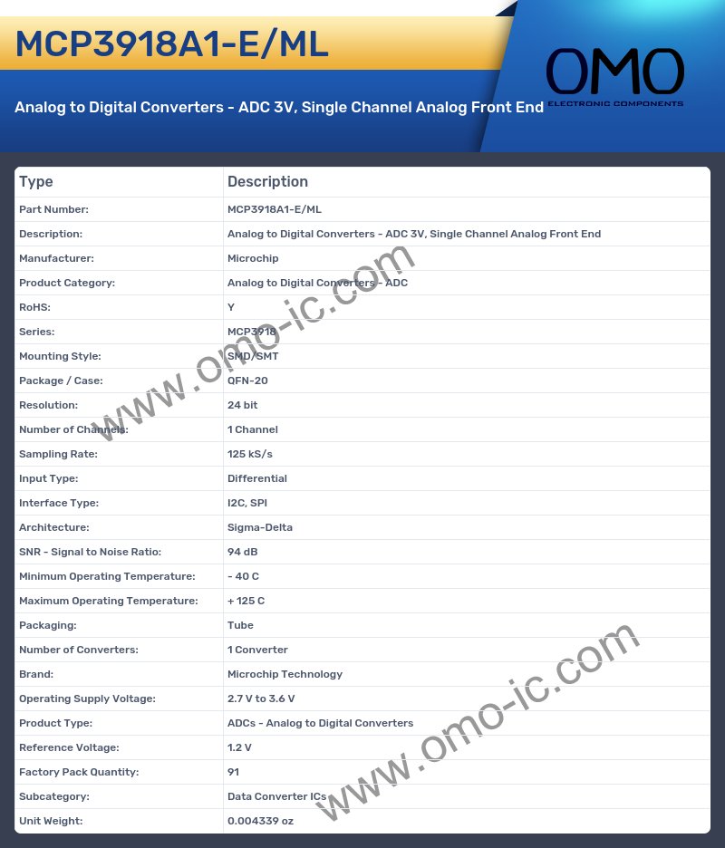 MCP3918A1-E/ML