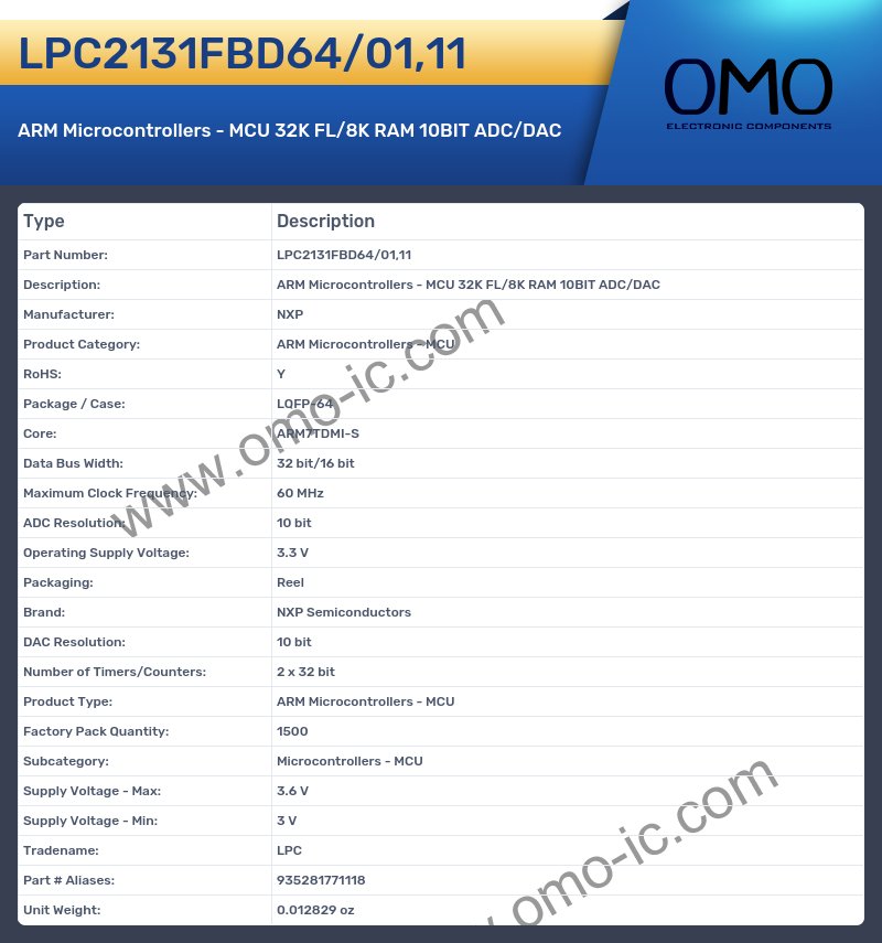 LPC2131FBD64/01,11