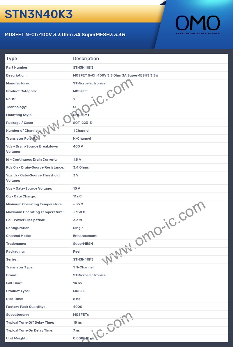 STN3N40K3