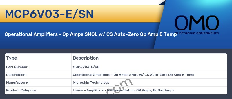 MCP6V03-E/SN
