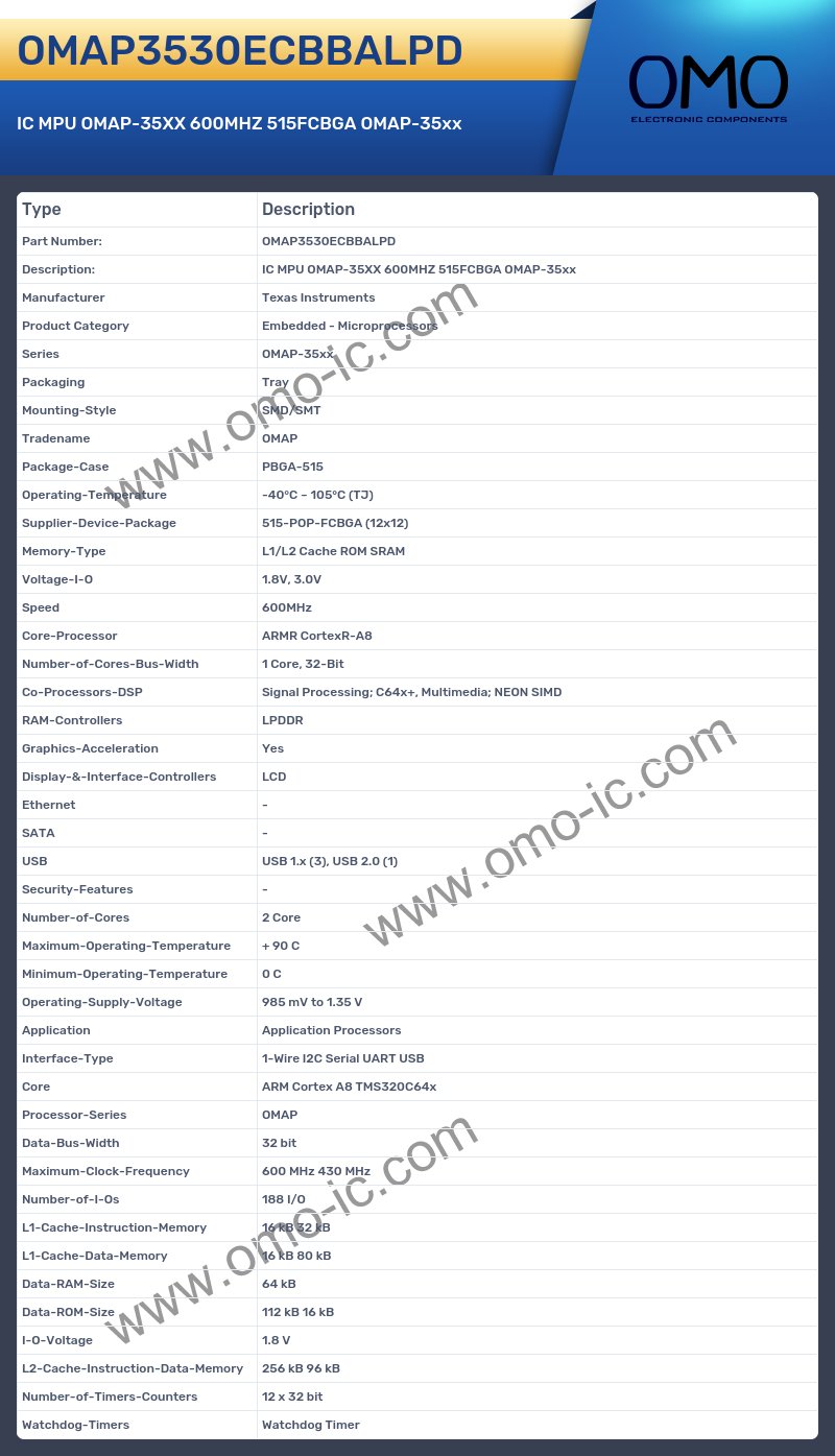 OMAP3530ECBBALPD