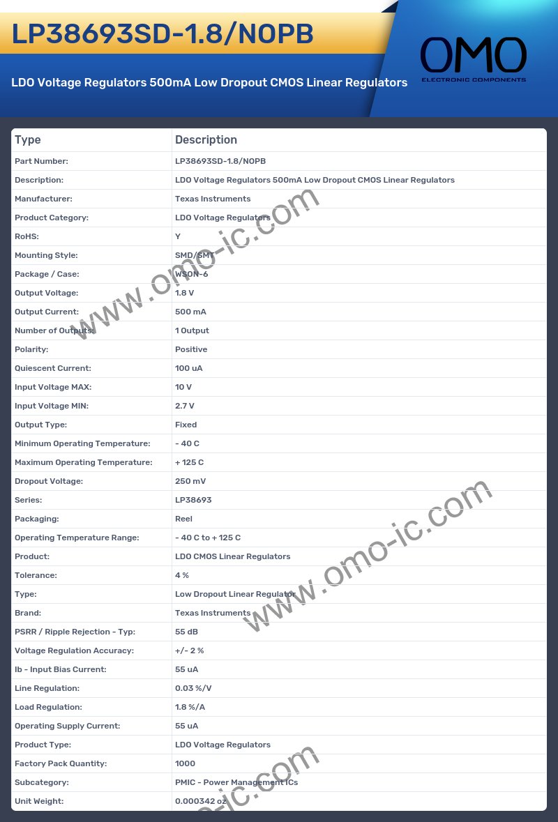 LP38693SD-1.8/NOPB
