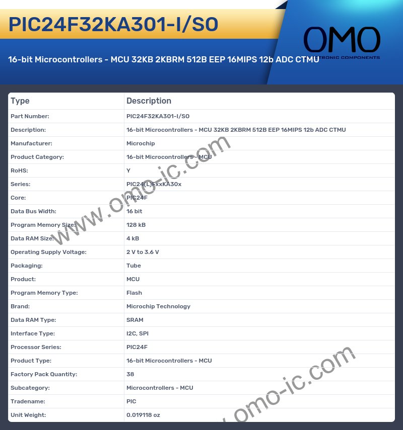 PIC24F32KA301-I/SO