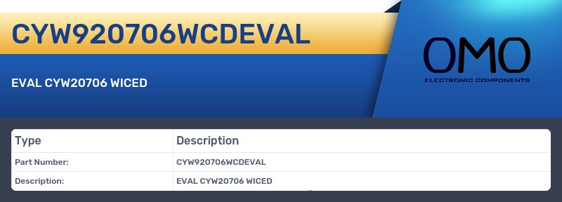 CYW920706WCDEVAL