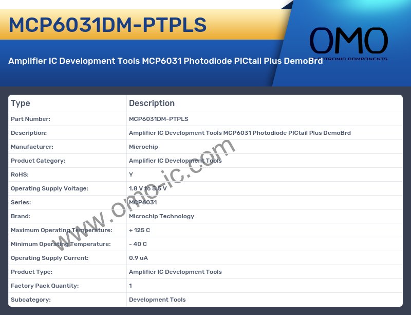 MCP6031DM-PTPLS