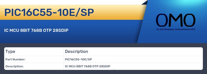 PIC16C55-10E/SP