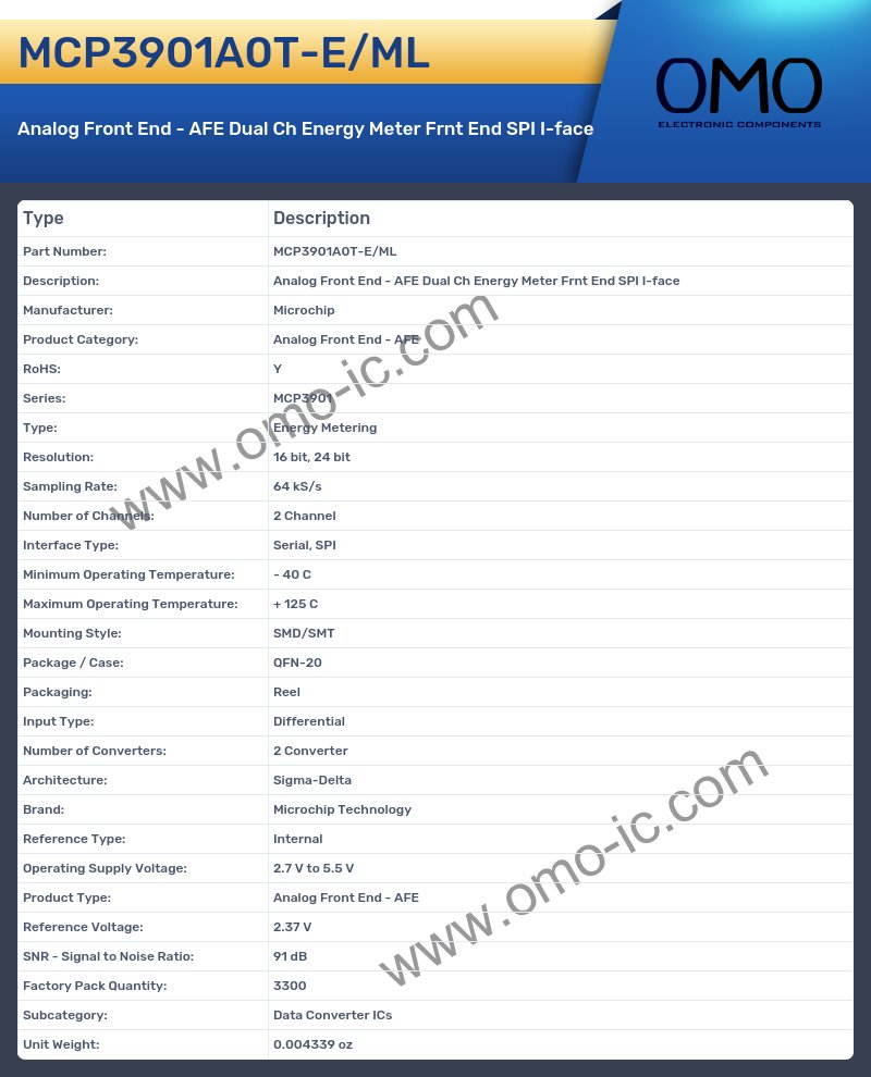 MCP3901A0T-E/ML