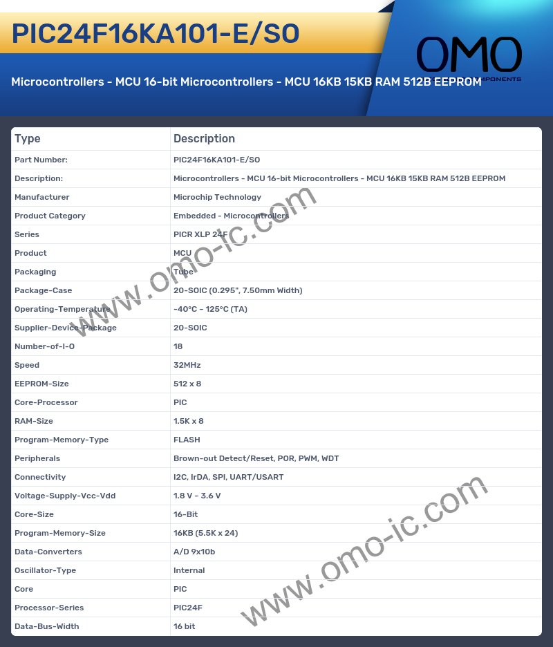 PIC24F16KA101-E/SO