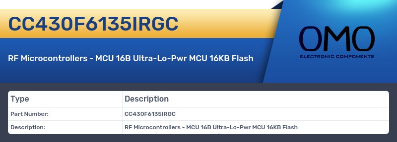 CC430F6135IRGC