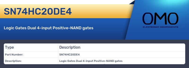SN74HC20DE4