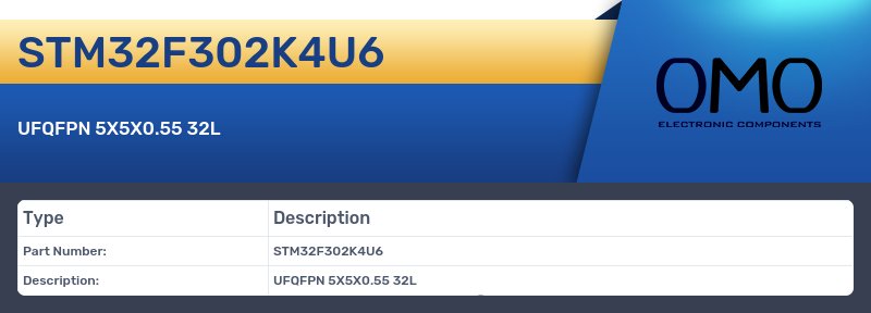 STM32F302K4U6