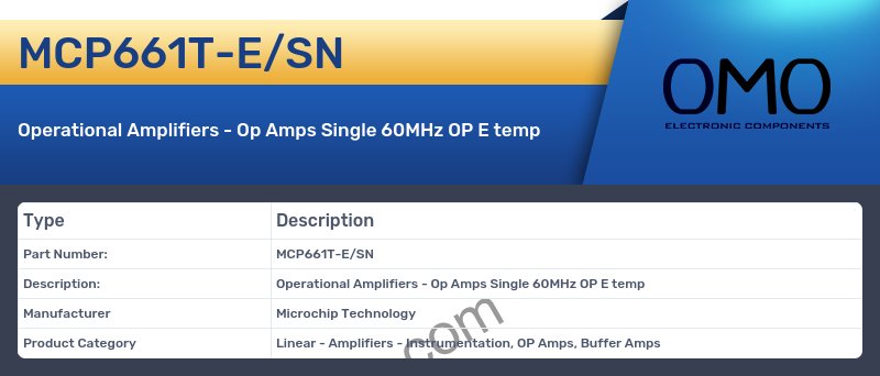 MCP661T-E/SN
