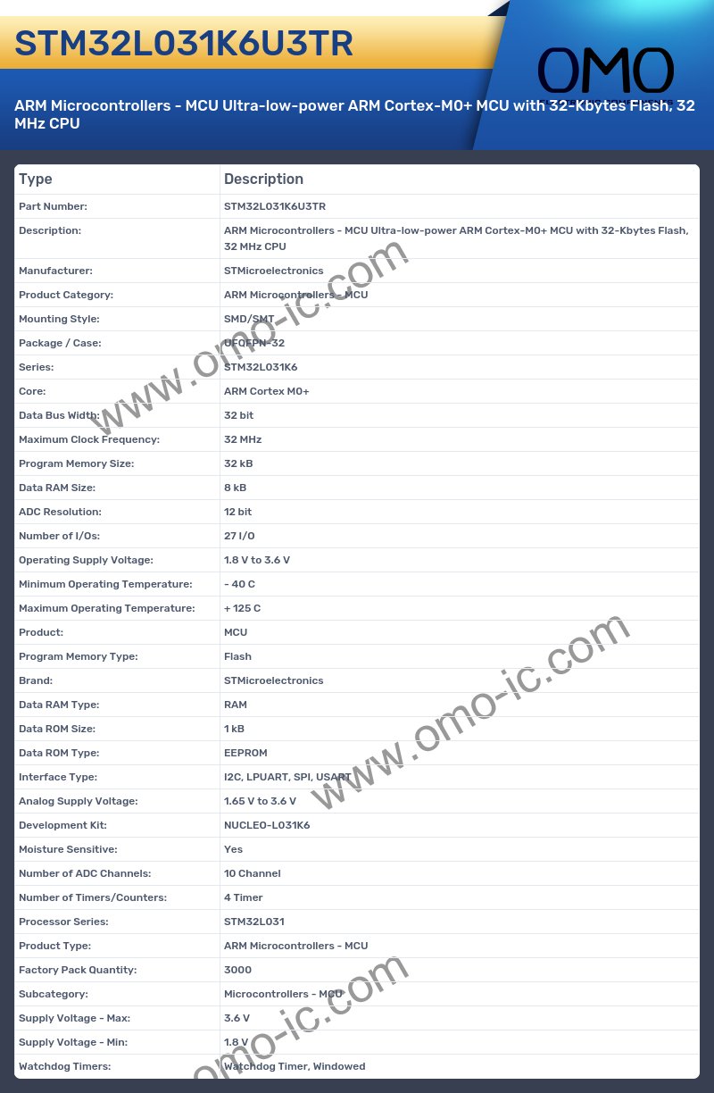 STM32L031K6U3TR