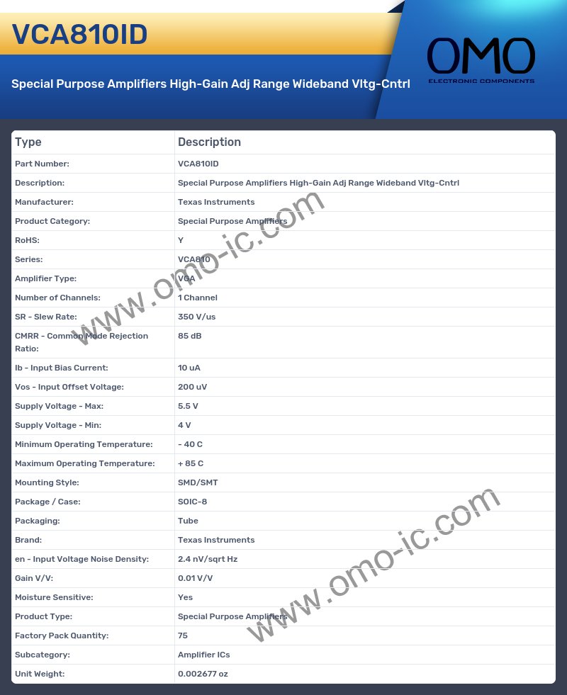 VCA810ID