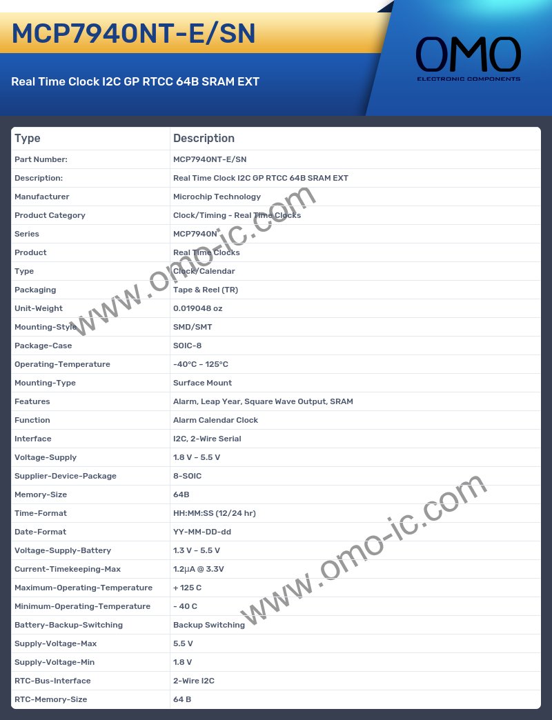 MCP7940NT-E/SN