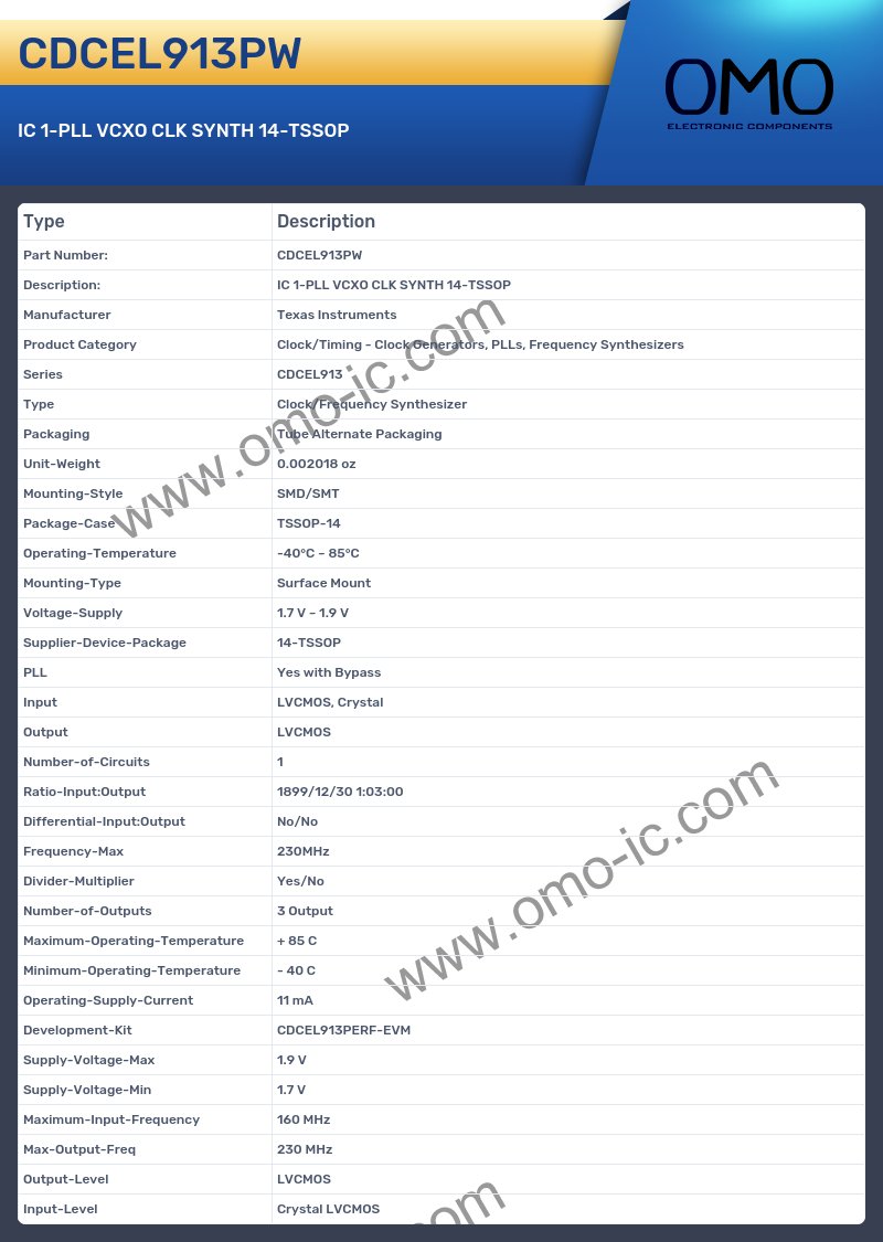 CDCEL913PW