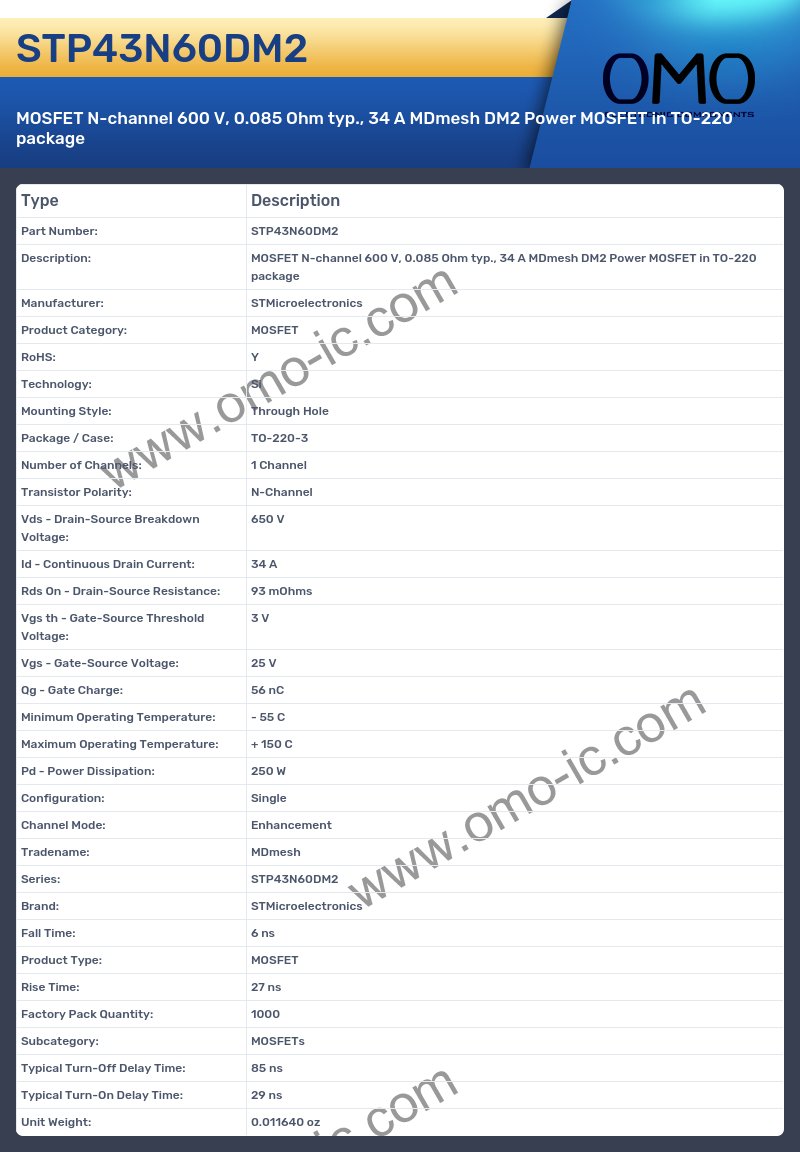 STP43N60DM2