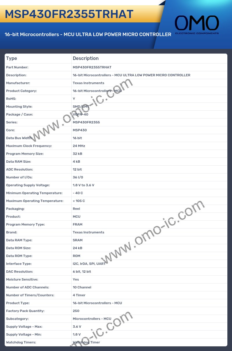 MSP430FR2355TRHAT
