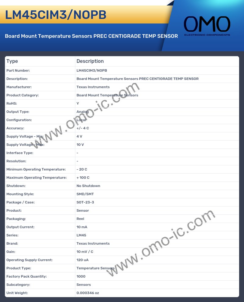 LM45CIM3/NOPB
