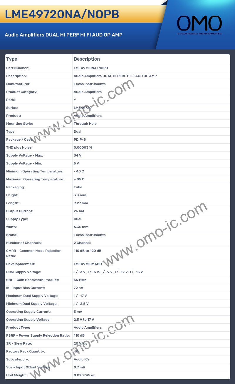 LME49720NA/NOPB