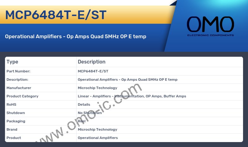 MCP6484T-E/ST