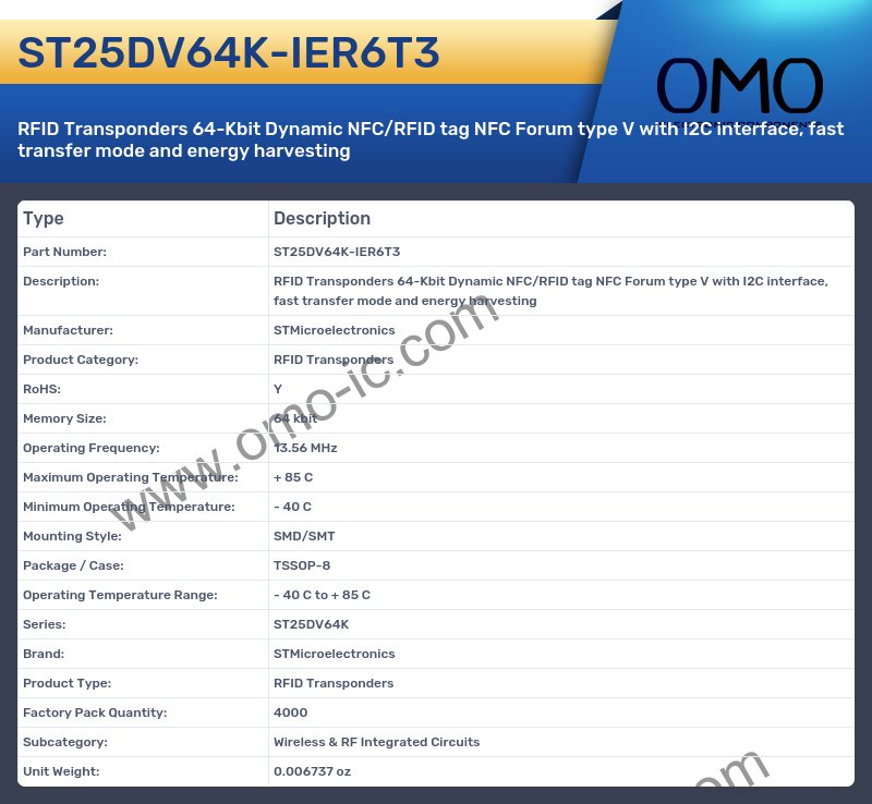 ST25DV64K-IER6T3