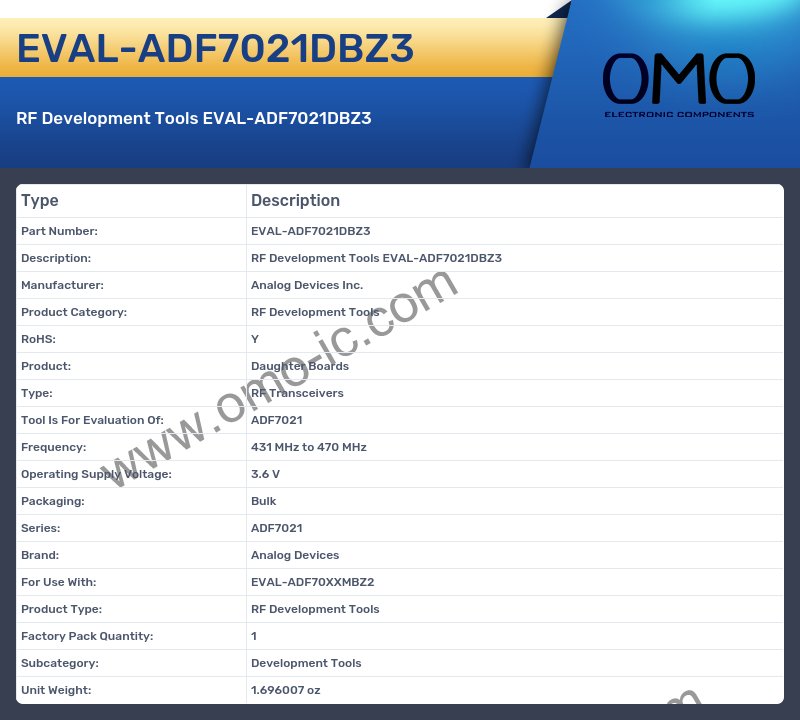 EVAL-ADF7021DBZ3