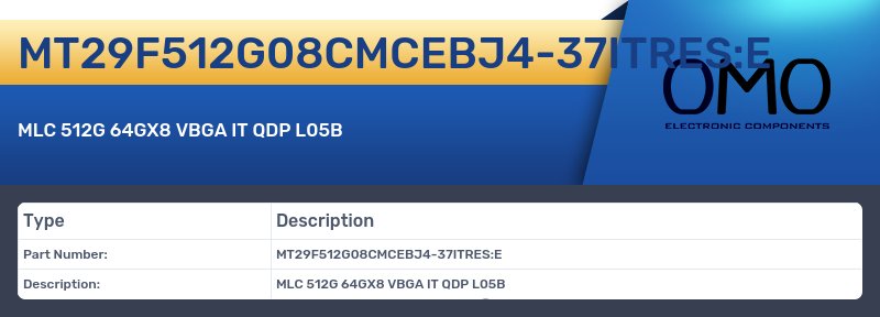 MT29F512G08CMCEBJ4-37ITRES:E