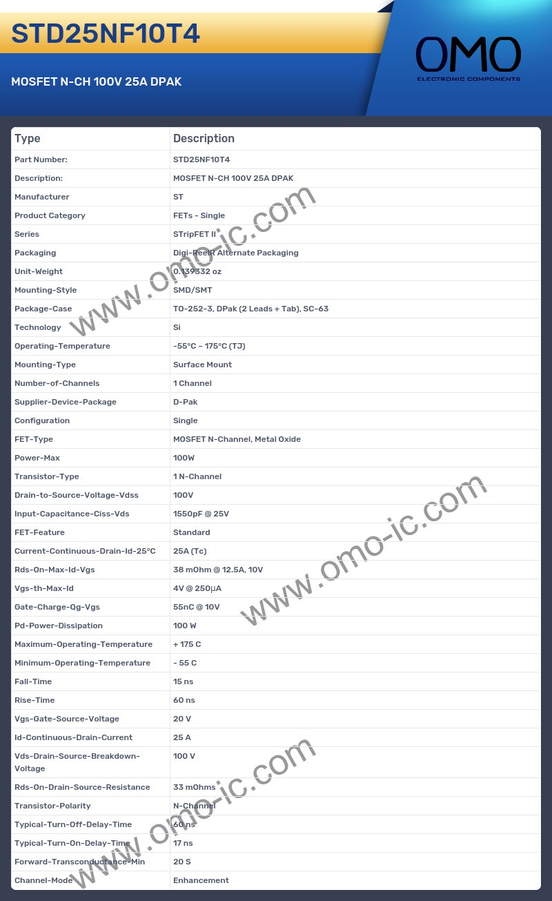 STD25NF10T4