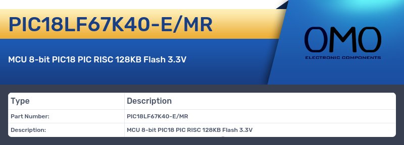 PIC18LF67K40-E/MR