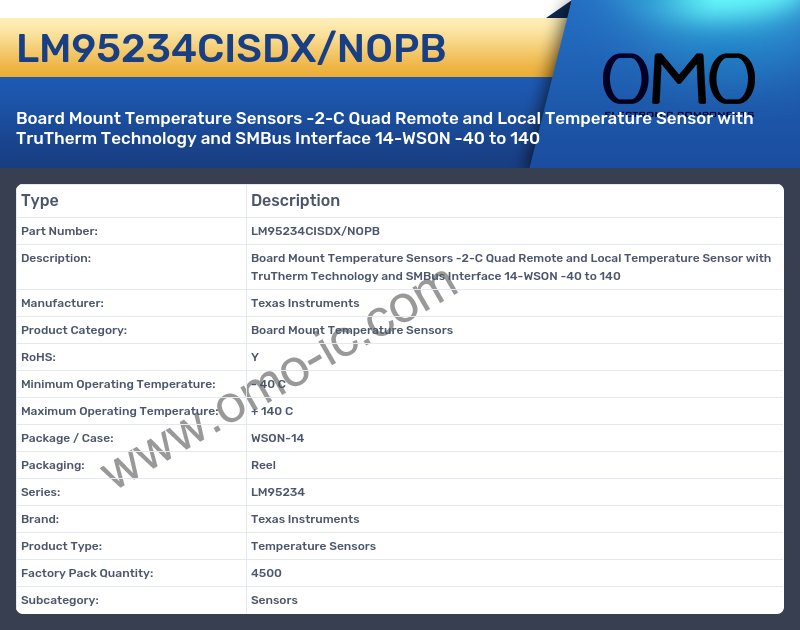 LM95234CISDX/NOPB