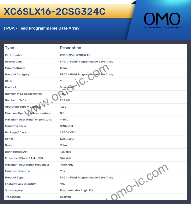 XC6SLX16-2CSG324C