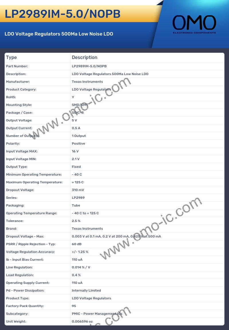 LP2989IM-5.0/NOPB