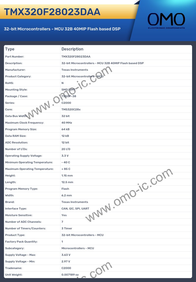 TMX320F28023DAA