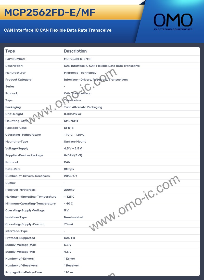 MCP2562FD-E/MF