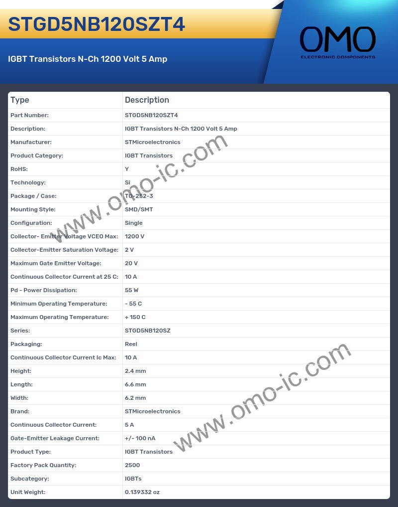 STGD5NB120SZT4