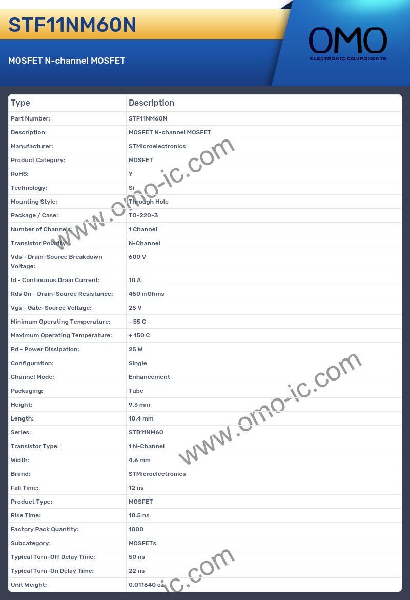 STF11NM60N