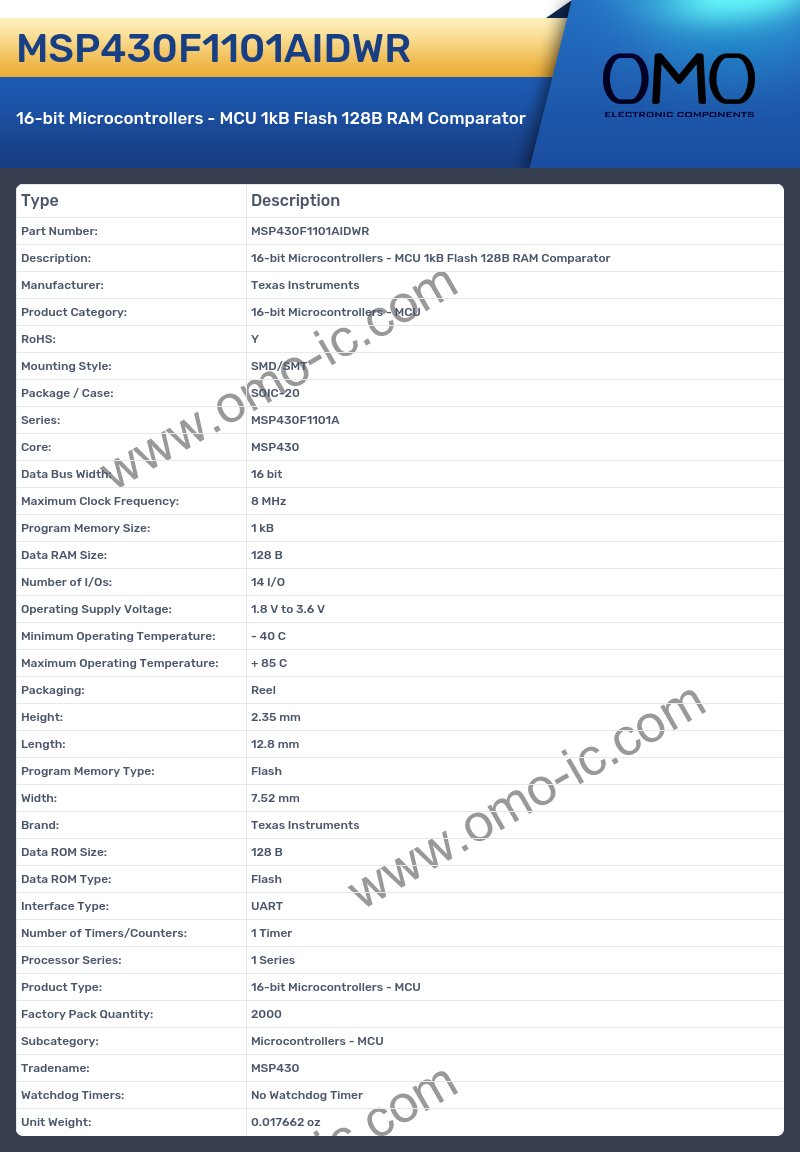 MSP430F1101AIDWR