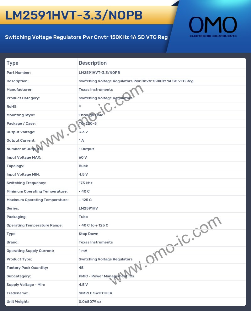 LM2591HVT-3.3/NOPB