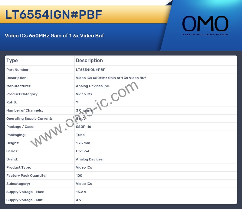 LT6554IGN#PBF