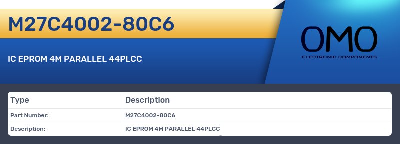 M27C4002-80C6