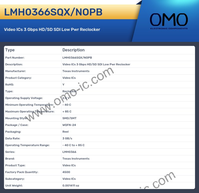 LMH0366SQX/NOPB