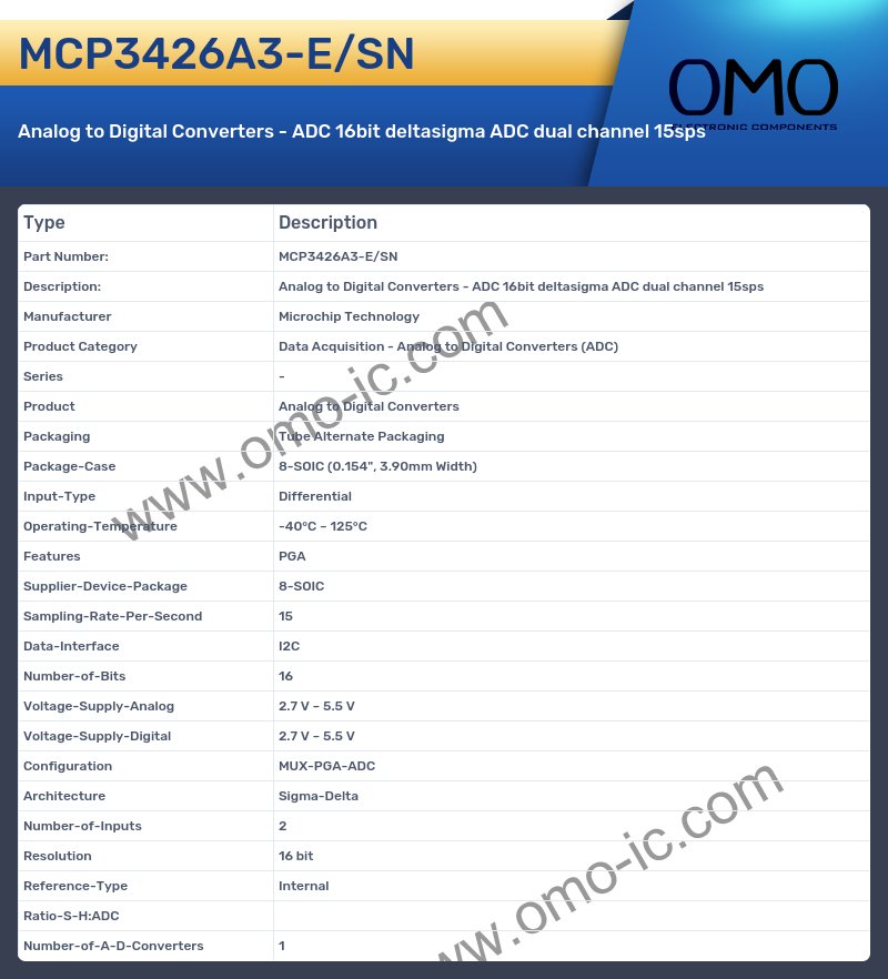 MCP3426A3-E/SN