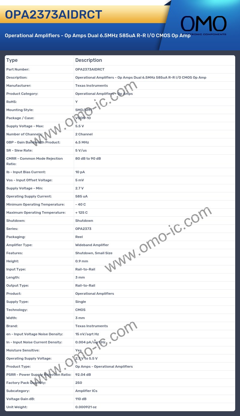 OPA2373AIDRCT