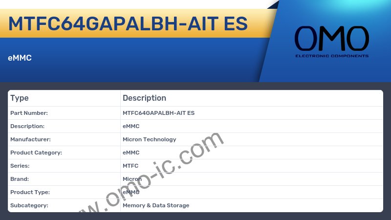 MTFC64GAPALBH-AIT ES