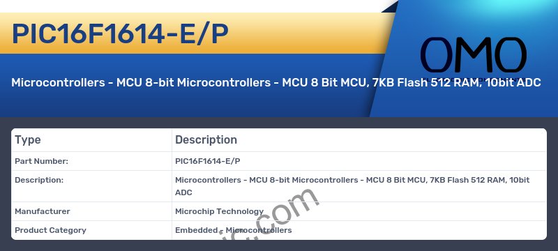 PIC16F1614-E/P