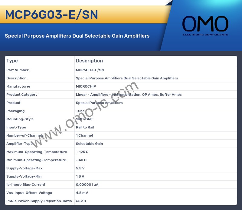 MCP6G03-E/SN