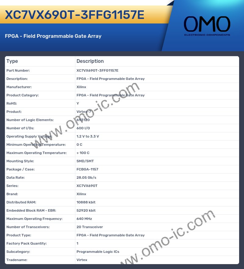 XC7VX690T-3FFG1157E
