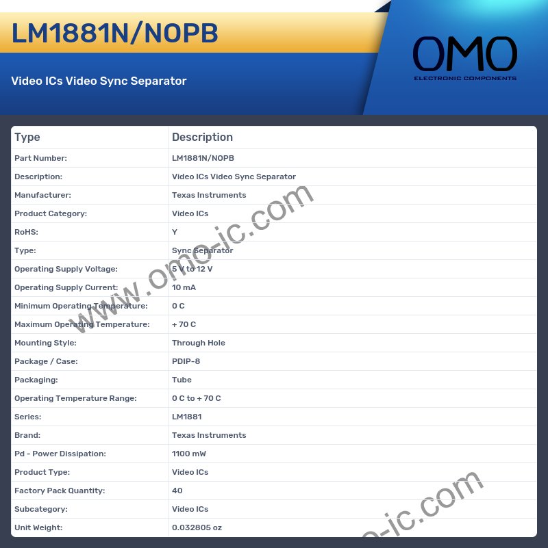 LM1881N/NOPB